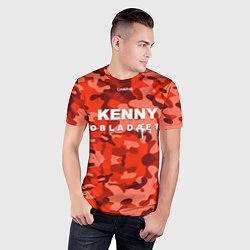 Футболка спортивная мужская Kenny: Obladaet Camo, цвет: 3D-принт — фото 2