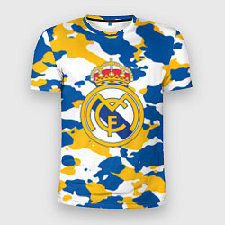 Футболка спортивная мужская Real Madrid: Camo, цвет: 3D-принт