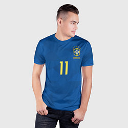 Футболка спортивная мужская Coutinho Away WC 2018, цвет: 3D-принт — фото 2