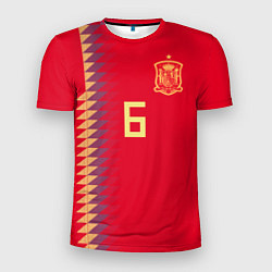 Мужская спорт-футболка Iniesta Home WC 2018