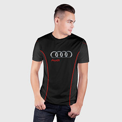 Футболка спортивная мужская Audi Style, цвет: 3D-принт — фото 2