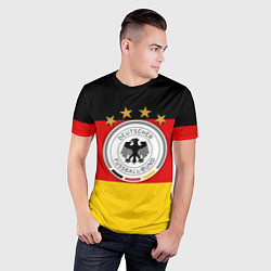 Футболка спортивная мужская Немецкий футбол, цвет: 3D-принт — фото 2