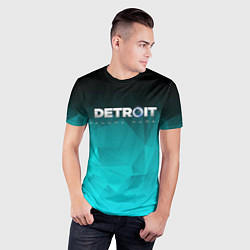 Футболка спортивная мужская Detroit: Become Human, цвет: 3D-принт — фото 2