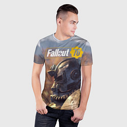 Футболка спортивная мужская Fallout 76, цвет: 3D-принт — фото 2