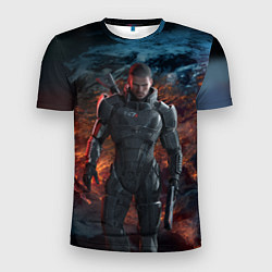 Мужская спорт-футболка Mass Effect: Soldier