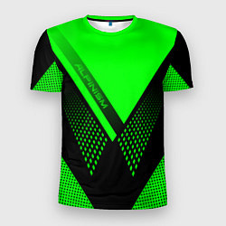 Футболка спортивная мужская Alpinism: Acid Green, цвет: 3D-принт