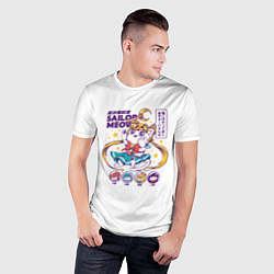Футболка спортивная мужская Sailor Meow, цвет: 3D-принт — фото 2