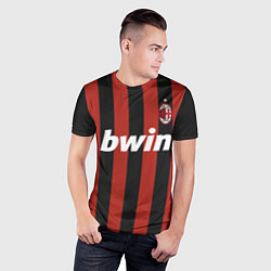 Футболка спортивная мужская AC Milan: Ronaldo Retro, цвет: 3D-принт — фото 2