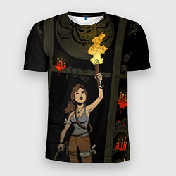 Мужская спорт-футболка Tomb Raider: Treasure hunt