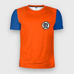 Футболка спортивная мужская DBZ: Gohan Kanji Emblem, цвет: 3D-принт