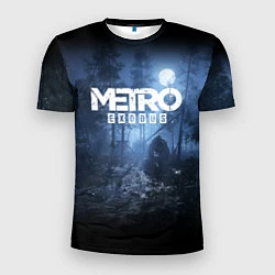 Футболка спортивная мужская Metro Exodus: Dark Moon, цвет: 3D-принт