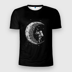 Мужская спорт-футболка Лунный шахтер