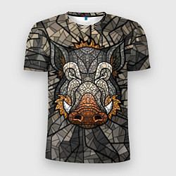 Мужская спорт-футболка Mosaic Pig