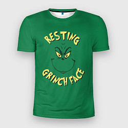 Мужская спорт-футболка Resting Grinch Face