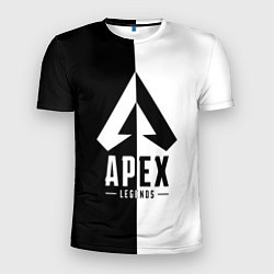 Футболка спортивная мужская Apex Legends: Black & White, цвет: 3D-принт