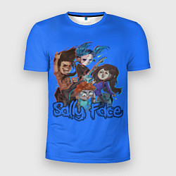 Футболка спортивная мужская Sally Face: Rock Band, цвет: 3D-принт
