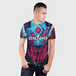 Футболка спортивная мужская CS:GO Hyper Beast, цвет: 3D-принт — фото 2