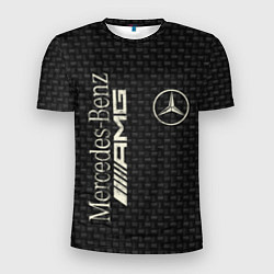 Футболка спортивная мужская Mercedes AMG: Dark Side, цвет: 3D-принт