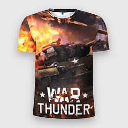 Мужская спорт-футболка War thunder explosion
