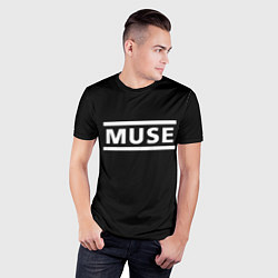Футболка спортивная мужская MUSE, цвет: 3D-принт — фото 2