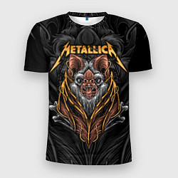Футболка спортивная мужская Metallica мышь летучая, цвет: 3D-принт