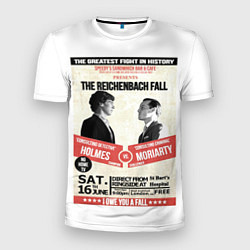 Футболка спортивная мужская The reichenbach fall, цвет: 3D-принт