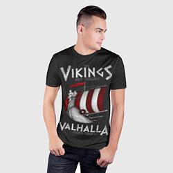 Футболка спортивная мужская Vikings Valhalla, цвет: 3D-принт — фото 2