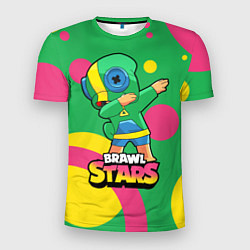 Мужская спорт-футболка Brawl Stars Leon, Dab