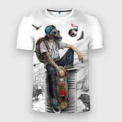 Футболка спортивная мужская Граффити, цвет: 3D-принт