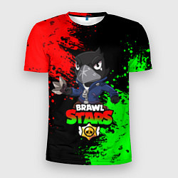 Футболка спортивная мужская Brawl Stars Crow, цвет: 3D-принт