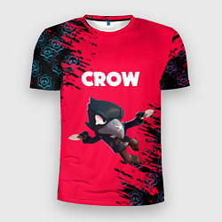 Футболка спортивная мужская BRAWL STARS CROW, цвет: 3D-принт