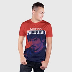 Футболка спортивная мужская Manny Pacquiao, цвет: 3D-принт — фото 2
