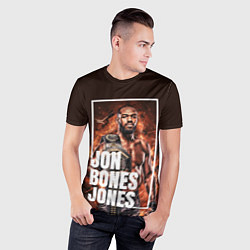 Футболка спортивная мужская Jon Jones, цвет: 3D-принт — фото 2
