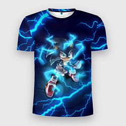Футболка спортивная мужская СОНИК, цвет: 3D-принт