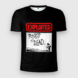 Футболка спортивная мужская Punks Not Dead, цвет: 3D-принт