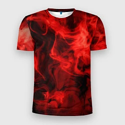 Мужская спорт-футболка Красный дым