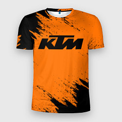 Футболка спортивная мужская KTM, цвет: 3D-принт