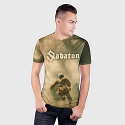 Футболка спортивная мужская Sabaton, цвет: 3D-принт — фото 2