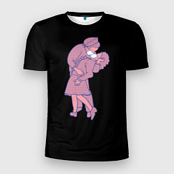 Мужская спорт-футболка Covid-19 love короналюбовь