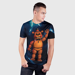 Футболка спортивная мужская Five Nights At Freddys, цвет: 3D-принт — фото 2