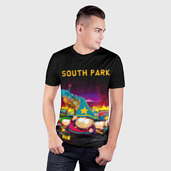 Футболка спортивная мужская Южный Парк, цвет: 3D-принт — фото 2