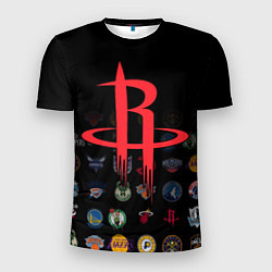 Футболка спортивная мужская Houston Rockets 2, цвет: 3D-принт