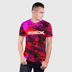 Футболка спортивная мужская Roblox, цвет: 3D-принт — фото 2