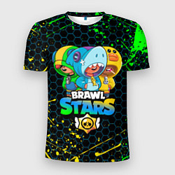 Мужская спорт-футболка BRAWL STARS LEON SKINS