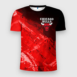 Футболка спортивная мужская CHICAGO BULLS, цвет: 3D-принт