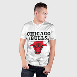 Футболка спортивная мужская CHICAGO BULLS, цвет: 3D-принт — фото 2