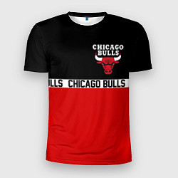 Футболка спортивная мужская CHICAGO BULLS, цвет: 3D-принт