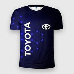 Футболка спортивная мужская TOYOTA, цвет: 3D-принт