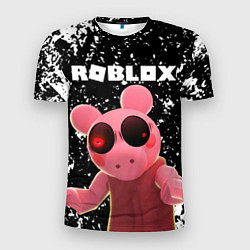 Мужская спорт-футболка Roblox Piggy