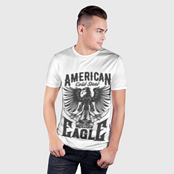 Футболка спортивная мужская Американский орел Z, цвет: 3D-принт — фото 2